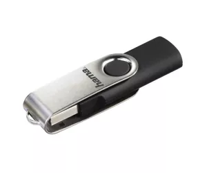 Hama 00181059 USB zibatmiņa 8 GB USB Type-A 2.0 Melns, Sudrabs
