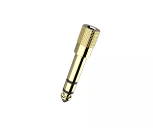 Hama 00107617 гендерный адаптер 3.5 mm 6,3 мм Золото