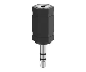 Hama 00205199 kabelių lizdinio / kištukinio jungčių tipo keitiklis 2.5mm 3.5mm Juoda, Sidabras