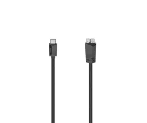 Hama 00200654 USB kabelis 0,25 m USB 3.2 Gen 1 (3.1 Gen 1) USB C Micro-USB A Juoda