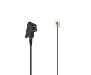 Hama 00201155 telephone cable 3 m Black