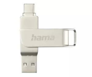 Hama C-Rotate Pro USB-välkmälu 32 GB USB Type-A / USB Type-C 3.2 Gen 1 (3.1 Gen 1) Hõbe