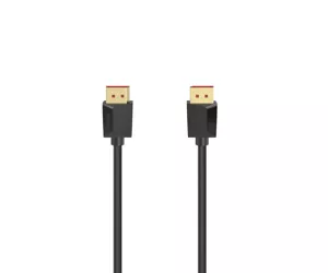 Hama 00200709 DisplayPort-kaabel 3 m Must