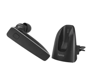 Hama MyVoice2100 Headset Wireless Ear-hook Calls/Music Bluetooth Charging stand Black