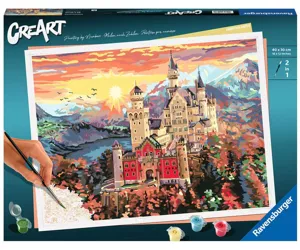 Ravensburger 20278 värvimisleht ja -raamat Värvimine numbrite järgi, komplekt