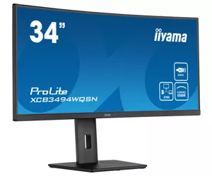 iiyama ProLite XCB3494WQSN-B5 LED display 86,4 cm (34") 3440 x 1440 пикселей UltraWide Quad HD Черный