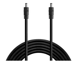 Sandberg DC to DC 5521+5525. 3M. 100W. Must 5.5 x 2.1 mm 5.5 x 2.5 mm