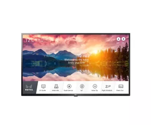 LG 43'' UHD Hotel TV 109,2 cm (43") 4K Ultra HD Nutiteleri funktsioon Must 20 W