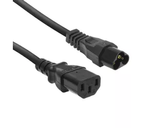 ACT Powercord C6 - C13 black 0.2 m