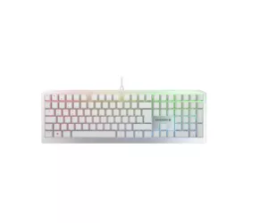 CHERRY MV3.0 RGB keyboard USB QWERTZ German Silver, White