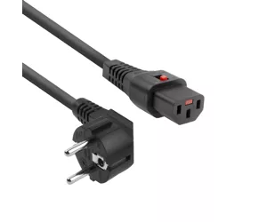 ACT AK5220 power cable Black 5 m CEE7/7 C13 coupler