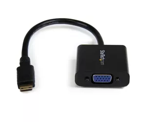 StarTech.com Mini HDMI to VGA Adapter Converter for Digital Still Camera / Video Camera - 1920x1080