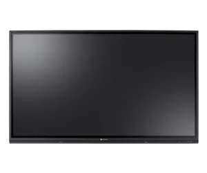 AG Neovo IFP-6503 Interaktiivne lamekuvar 163,8 cm (64.5") LCD 400 cd/m² 4K Ultra HD Must Puutetundlik ekraan Sisseehitatud protsessor Android 9.0