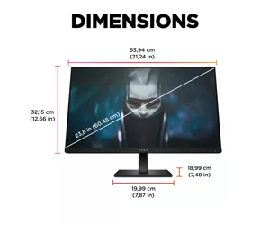 HP 780D9E9 computer monitor 60.5 cm (23.8") 1920 x 1080 pixels Full HD Black