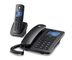 Motorola C4201 Аналоговый/DECT телефон Идентификация абонента (Caller ID) Черный