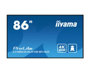 iiyama ProLite To Be Updated монитор для ПК 2,17 m (85.6") 3840 x 2160 пикселей 4K Ultra HD LED Черный