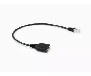 Equip 147944 audiokaabel 0,25 m RJ-9 2 x 3.5mm Must