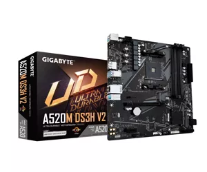 Gigabyte A520M DS3H V2 материнская плата Разъем AM4 Микро ATX