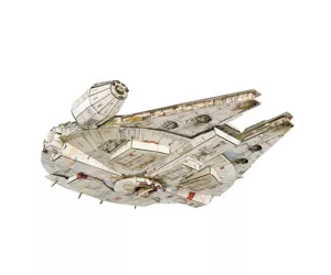 Spin Master 4D Build, Star Wars Millennium Falcon 3D Model Kit 223 Pcs | Star Wars Toys Desk Decor | Building Toys | Paper Model Kits for Adults & Teens 12+