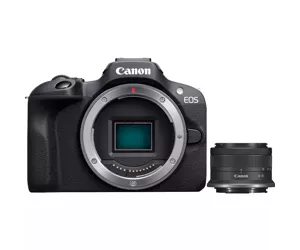 Canon EOS R100 + RF-S 18-45mm F4.5-6.3 IS STM Kit MILC (Peeglita vahetatavate objektiividega kaamera) 24,1 MP CMOS 6000 x 4000 pikslit Must
