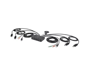 StarTech.com C2-DD46-UA2-CBL-KVM KVM переключатель Черный