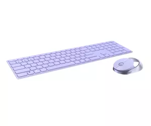 Rapoo 9850M tastatūra Pele iekļauta RF bezvadu sakari + Bluetooth QWERTZ Vācu Ceriņi
