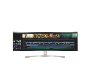 LG 49WL95CP-W computer monitor 124.5 cm (49") 5120 x 1440 pixels DQHD Silver