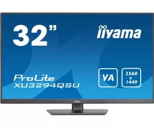 iiyama ProLite XU3294QSU-B1 monitori 80 cm (31.5") 2560 x 1440 pikseļi Wide Quad HD LCD Melns