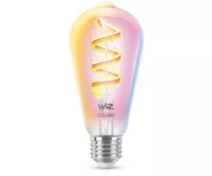 WiZ Filamentinė skaidri lemputė, 40 W ST64 E27