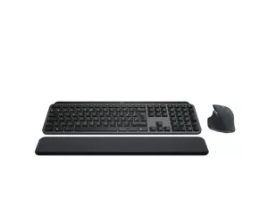 Logitech MX Keys S Combo klaviatūra Pelė įskaityta RD belaidis ryšys + „Bluetooth“ QWERTY Ispanas Grafitas