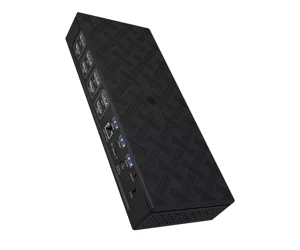 ICY BOX IB-DK2288AC Juhtmega ühendatud USB 3.2 Gen 2 (3.1 Gen 2) Type-C Must