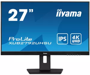 iiyama ProLite XUB2792UHSU-B5 monitori 68,6 cm (27") 3840 x 2160 pikseļi 4K Ultra HD LED Melns