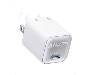 Anker 511 Nano 3 Универсальная Белый Кабель переменного тока Быстрая зарядка Для помещений