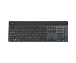 Targus Sustainable Energy Harvesting EcoSmart klaviatūra „Bluetooth“ QWERTY Šiaurės šalių Juoda