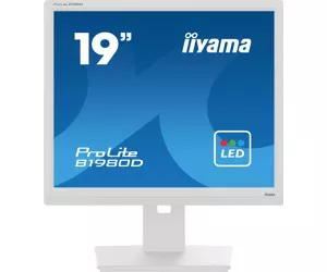 iiyama ProLite B1980D-W5 computer monitor 48.3 cm (19") 1280 x 1024 pixels SXGA LCD White