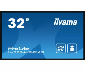 iiyama LH3254HS-B1AG Signage Display Digital signage flat panel 80 cm (31.5") LCD Wi-Fi 500 cd/m² Full HD Black Built-in processor Android 11 24/7