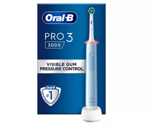 Oral-B Pro 3 3000 Cross Adult Rotating-oscillating toothbrush Blue
