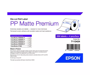 Epson 7113424 etiketė spausdinimui Balta Lipni spausdintuvo etiketė