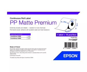 Epson 7113427 printer label White Self-adhesive printer label