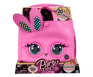 Purse Pets Holly Hops Bunny Roosa Poiss/tüdruk Tote-tüüpi käekott
