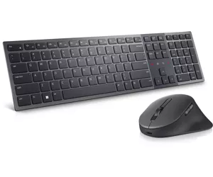 DELL KM900 klaviatūra Pelė įskaityta RD belaidis ryšys + „Bluetooth“ QWERTY JAV tarptautinė versija Grafitas