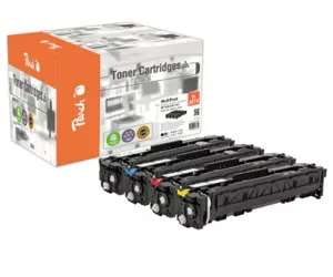 Peach PT1186 toner cartridge 4 pc(s) Compatible Black, Cyan, Pink, Yellow