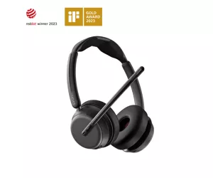EPOS IMPACT 1061T ANC Austiņas Bezvadu Birojs / zvanu centrs Bluetooth Uzlādes statīvs Melns