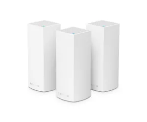 Linksys Velop multiroom Intelligent Mesh Wi-Fi-systeem, tri-band, 3-pack
