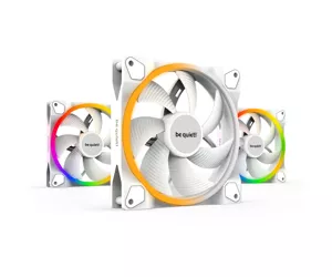 be quiet! Light Wings White | 140mm PWM Triple Pack Arvuti korpus Ventilaator 14 cm Valge 3 tk