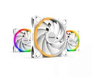 be quiet! Light Wings White | 140mm PWM high-speed Triple-Pack Kompiuterio korpusui Ventiliatorius 14 cm Balta 3 vnt