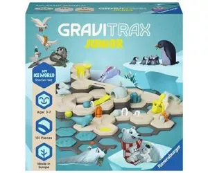 Ravensburger GraviTrax Junior Starter-Set L Ice Žaislinių rutuliukų ridenimo trasa