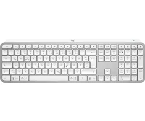 Logitech MX Keys S keyboard RF Wireless + Bluetooth QWERTZ German Aluminium, White