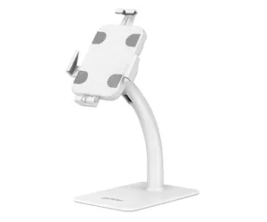 Manhattan Desktop Kiosk Stand (Anti theft) for Tablet and iPad, Universal, 360° Rotation, Tilt +20°...