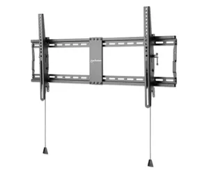 Manhattan TV & Monitor Mount, Wall (Low Profile), Tilt, 1 screen, Screen Sizes: 43-100", Black, VESA 200x200 to 800x400mm, Max 70kg, Foldable for Extra-Small and Shipping-Friendly Packaging, LFD, Lifetime Warranty